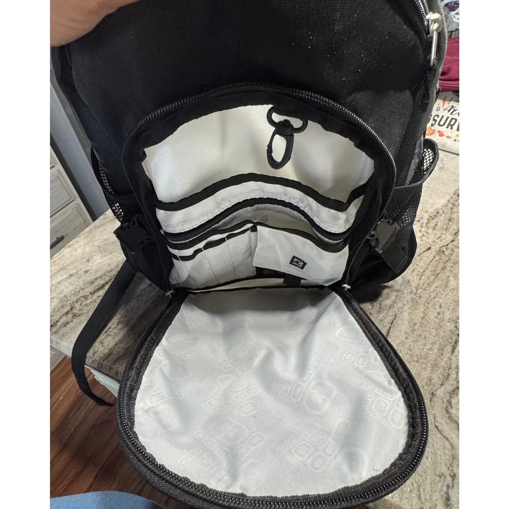 OGIO Backpack Fugitive Black Grey Embroidered Tech Laptop School Gorpcore VTG